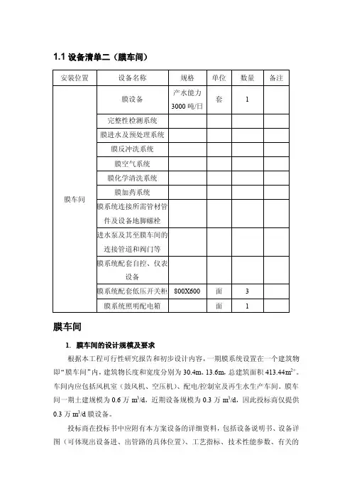 膜车间设备——精选推荐