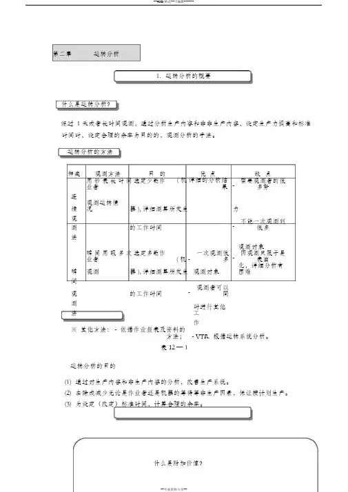 IE工业工程培训教材-第2章