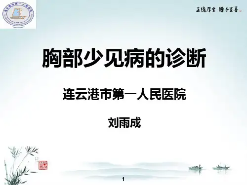 肺部少见病CT表现