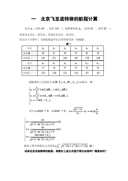数学建模各类实际问题实例