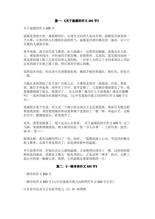 心中有盏指引我方向的明灯作文600字左右