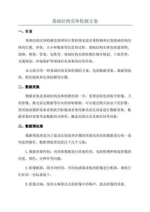 基础结构实体检测方案