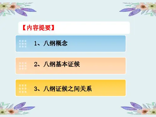 中医诊断学-八纲辨证