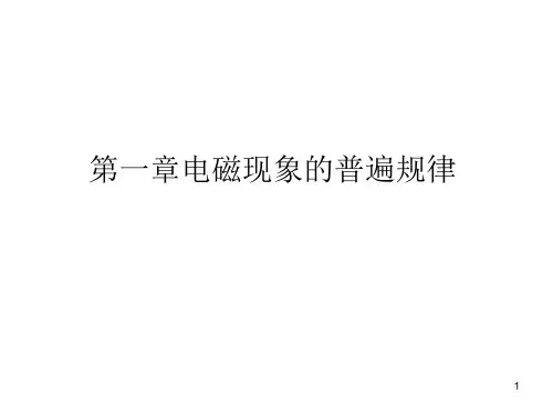 电动力学总结优秀PPT