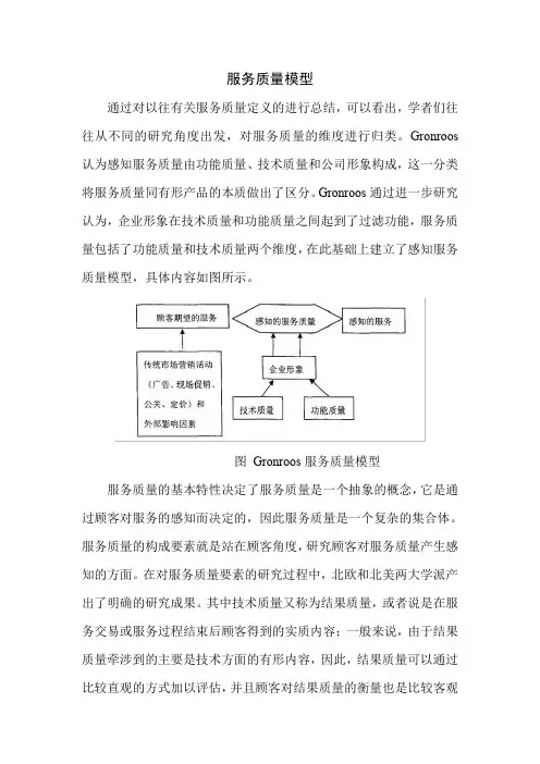 服务质量模型