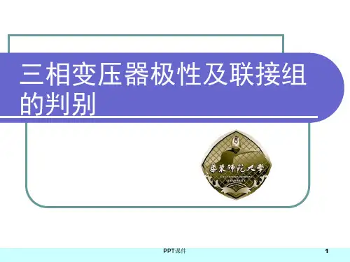 三相变压器极性及连接组别  ppt课件