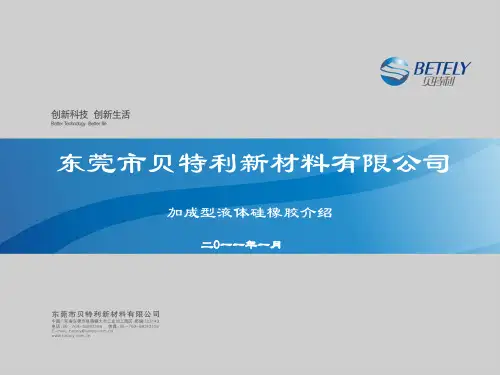 硅橡胶培训资料共41页PPT资料