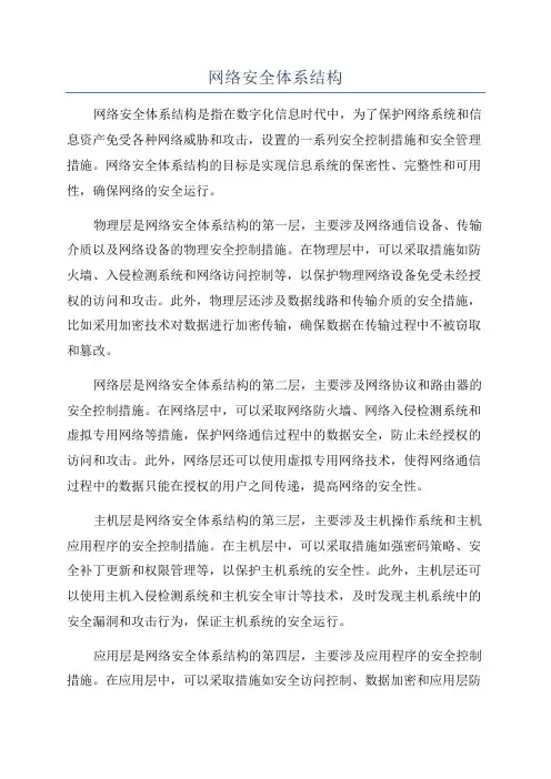 网络安全体系结构