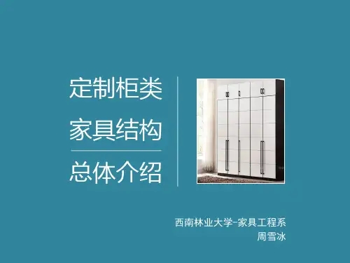 家具结构-定制柜类家具结构详解