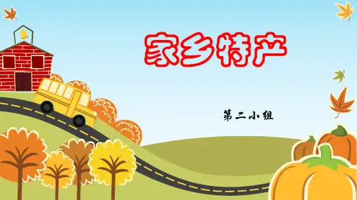 家乡特产(课件)五年级上册综合实践活动粤教版2