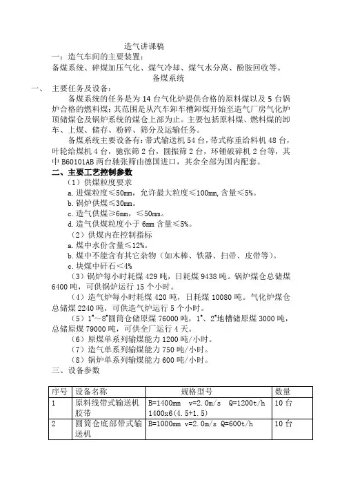 造气知识——关于鲁奇炉