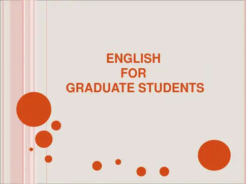专业学位硕士研究生英语教程Unit 7 