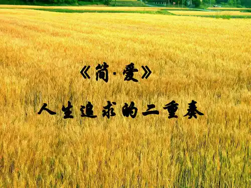 第六单元名著导读《简爱》课件