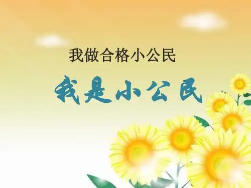 2019年-五年级上品德与社会课件-2.4我做合格小公民2｜科教版(共15张PPT)-PPT精选文档