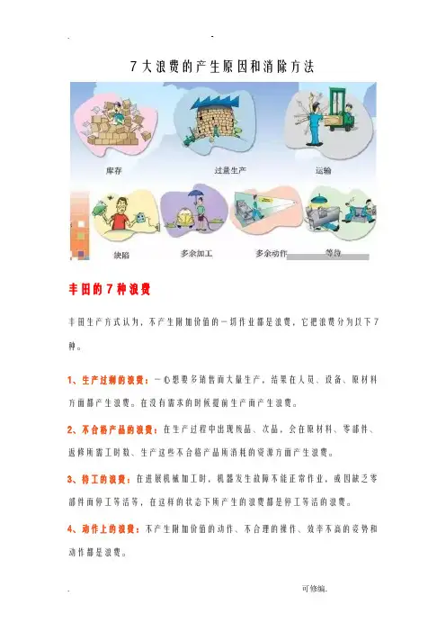 7大浪费的产生原因和消除方法