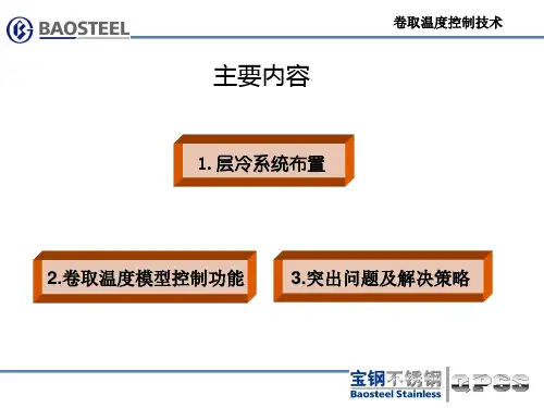 宝钢1780热轧卷取温控制系统