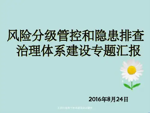 工贸行业两个体系建设培训课件