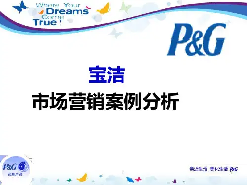 P G市场营销案例分析