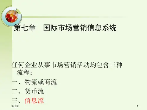 国际市场营销信息系统