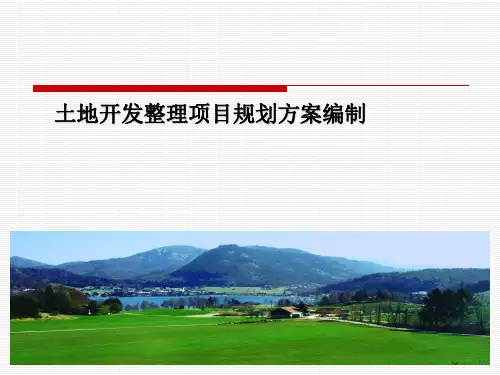 土地开发整理项目规划方案编制(ppt58页).ppt