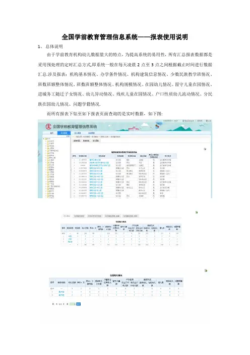 全国学前教育管理信息系统