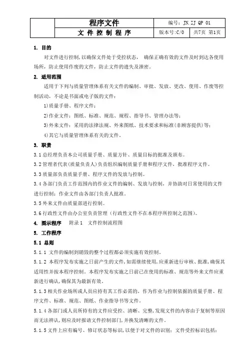 文件控制程序