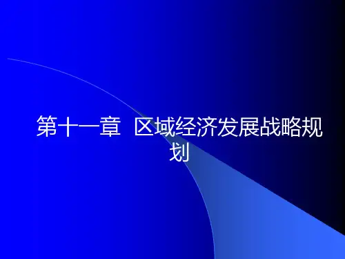 第九章区域经济发展战略规划.pptx