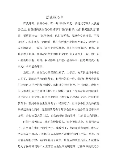 法在我心中2