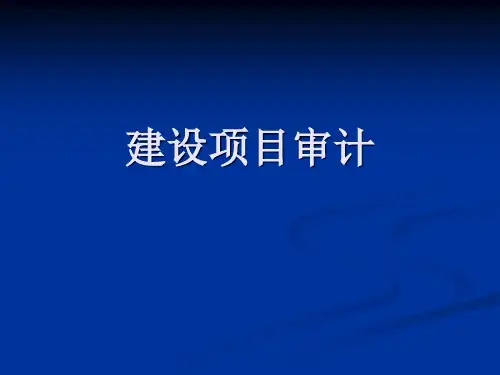 内部审计案例教程：建设项目审计