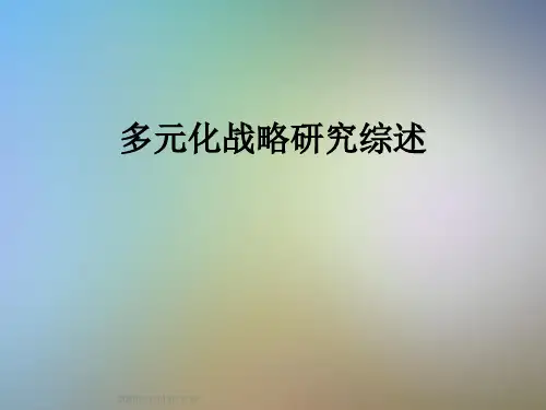 多元化战略研究综述