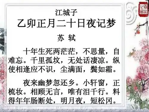 高三总复习010——《项脊轩志》课件(王永)