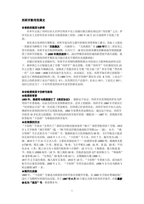 西班牙航母发展史
