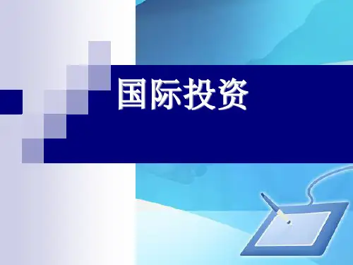 国际投资风险管理详述(ppt 63页)