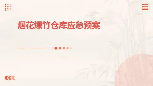 烟花爆竹仓库应急预案