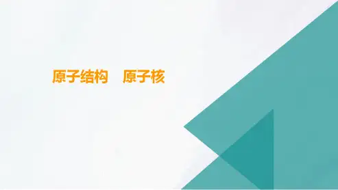 高三总复习物理课件 原子结构 原子核