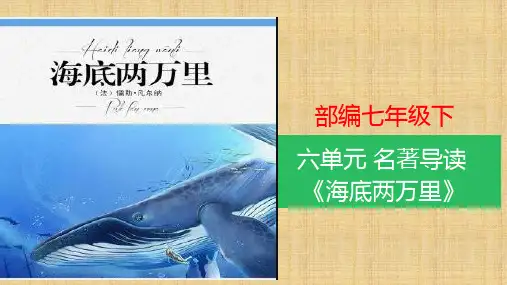 部编版七年级下名著导读《海底两万里》