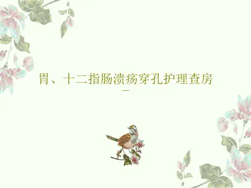胃、十二指肠溃疡穿孔护理查房42页PPT
