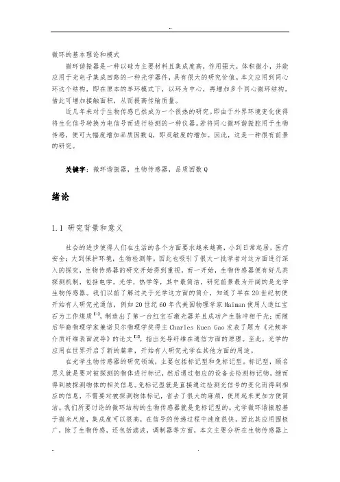微环的基本理论和模式