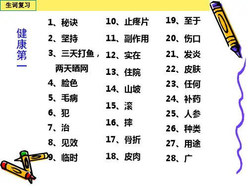 《汉语口语速成(提高篇)》让我们轻松一下ppt3