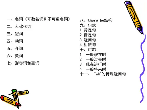最实用最全的小学英语语法省公开课一等奖全国示范课微课金奖PPT课件