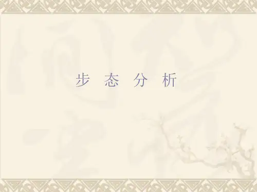 步态分析