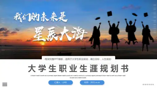 大学生职业生涯规划书(1)
