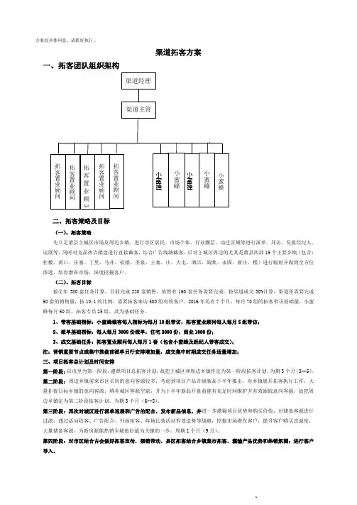 营销拓客方案