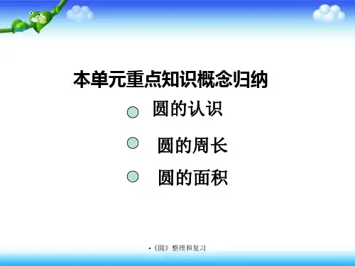 圆整理和复习经典实用