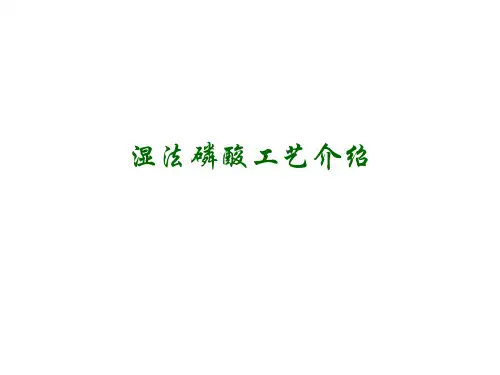 湿法磷酸工艺介绍