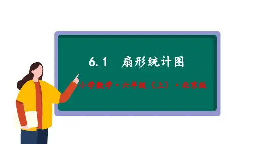 6.1《扇形统计图》(教学课件)六年级数学上册北京版
