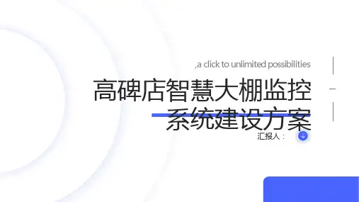 高碑店智慧大棚监控系统建设方案
