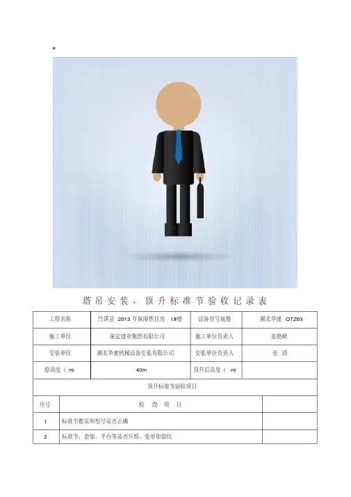 塔吊顶升加节验收记录表.pdf