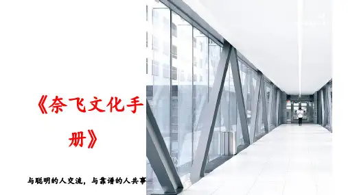 全球风靡的《奈飞文化手册》 ppt课件