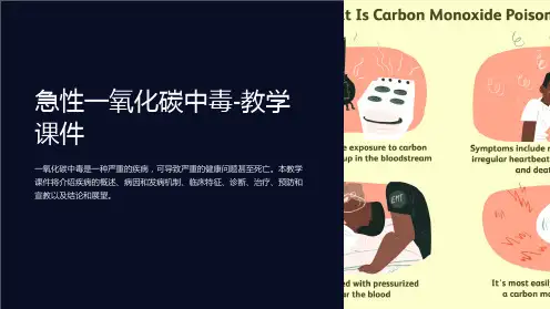 急性一氧化碳中毒-教学课件